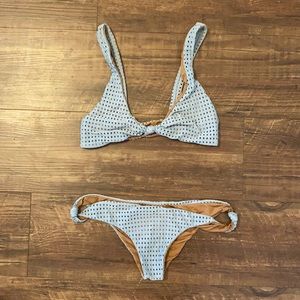 Acacia bikini blue mesh size M